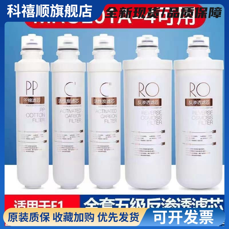 适配美的净水器F1MRO201-4/MRC1796A-400/MRO211-4反渗透200G滤芯