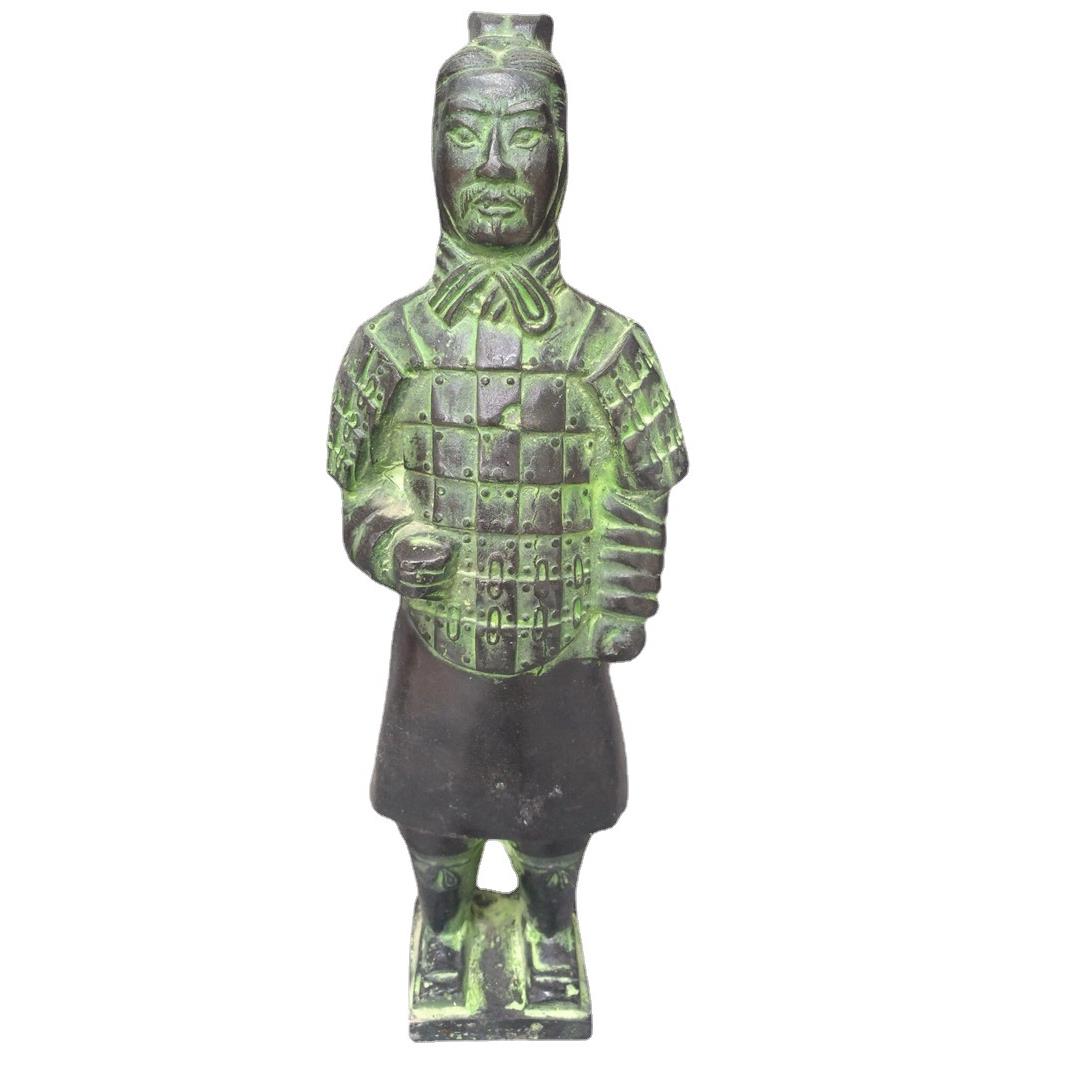 古董古玩回流仿古青铜器家居装饰做旧电影道具兵马俑摆件