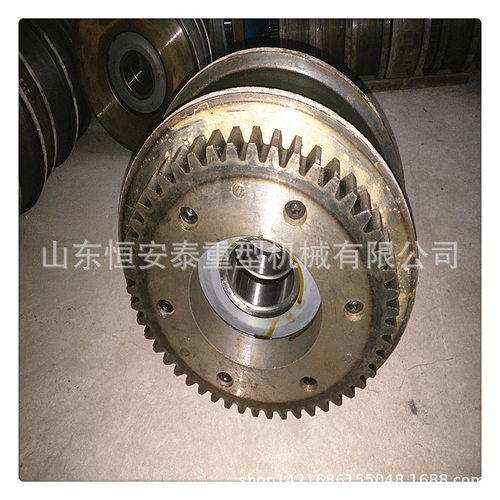 单梁LD轮子大车500/600轮组角箱单边轮 欧式起重机车轮
