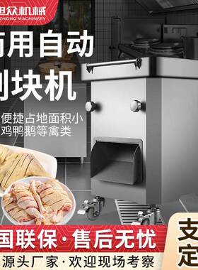 商用切丁机多功能不锈钢禽肉类分块机小型电动食堂工厂肉类切丁机