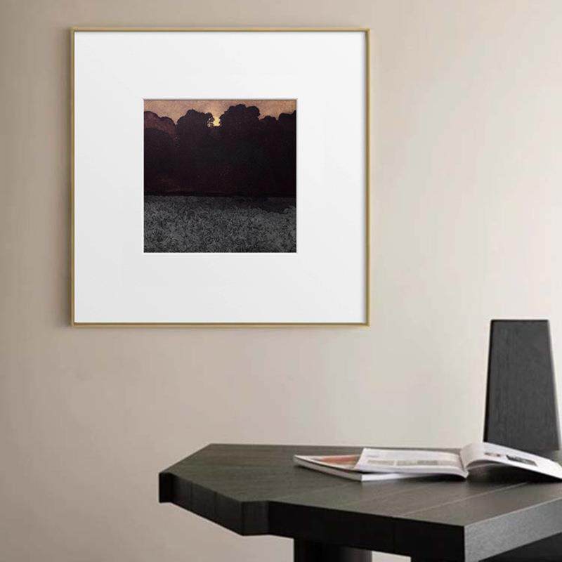 美式复古田园风景写实装饰画客厅卧室高级感组合挂画电表箱遮挡画