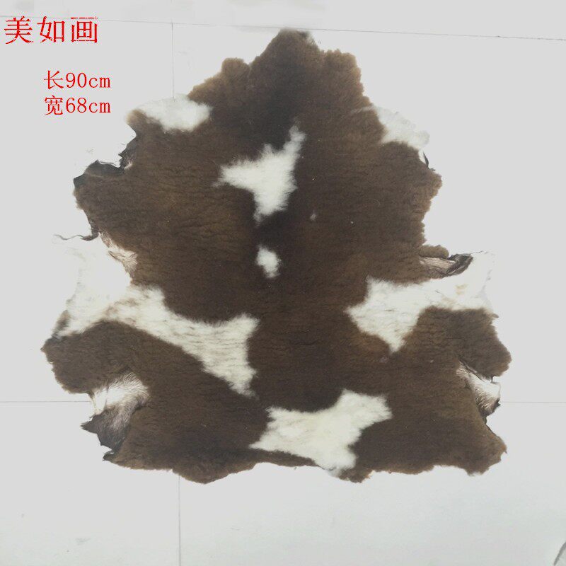 整张羊皮毛沙发垫纯羊毛毯子地毯皮毛一体坐垫床边褥子飘羊毛垫