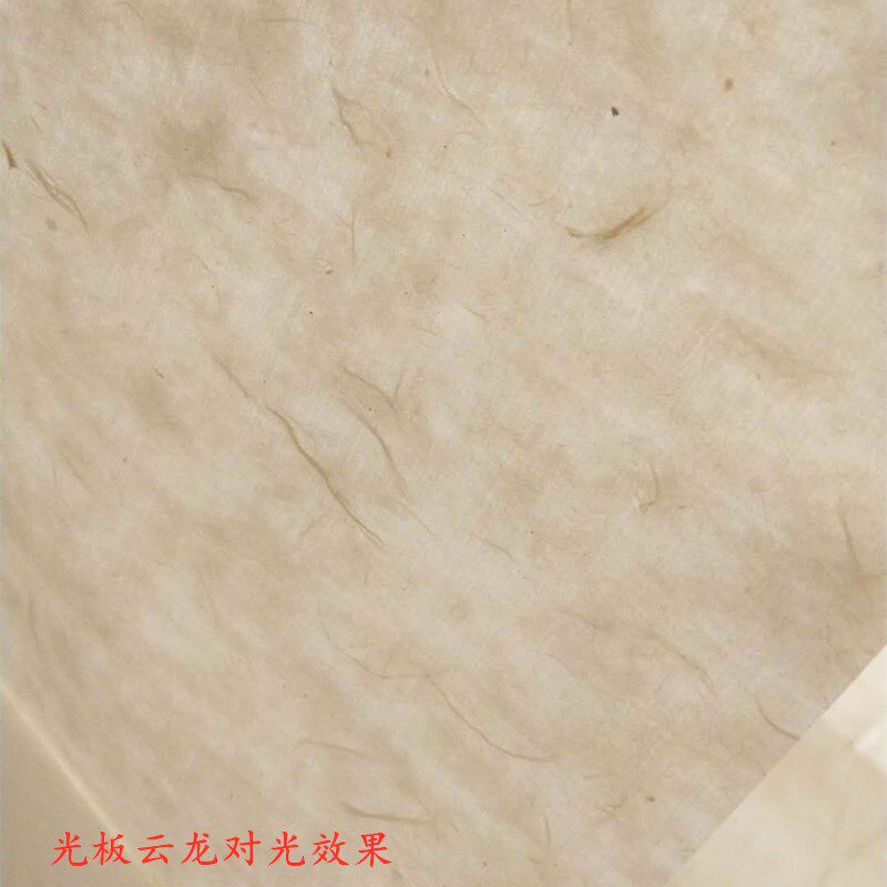 大规格云龙皮皮草宣加厚六丈二层夹宣半生熟宣手工檀皮构树皮生宣