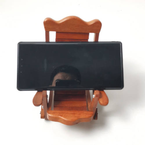 实木手架梨木创意木质懒支架红木微家具躺椅小