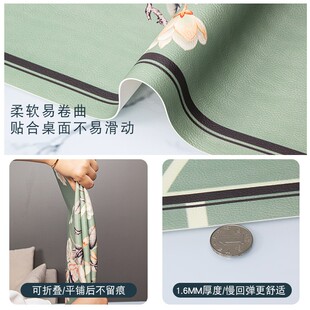 新桌垫硅胶桌布防水防油免洗中餐桌垫保护台布茶几垫