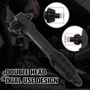 双 快速用 黑色扳手钥匙棘轮扳手加硬 扳手头 二合一钻夹头 两新款