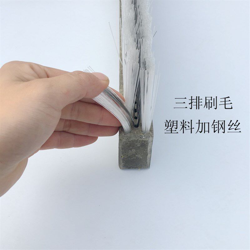免烧砖条刷 耐磨制砖毛刷 加密塑料加钢丝模具扫用长条刷子