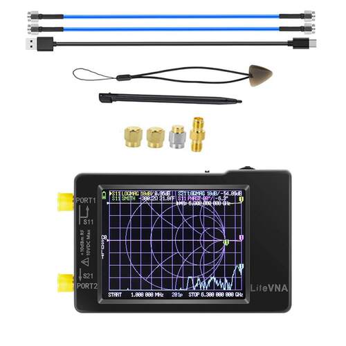 2.8寸NanoVNA矢量网络分析仪LiteVNA.频率范围：50kHz-6.3GHz
