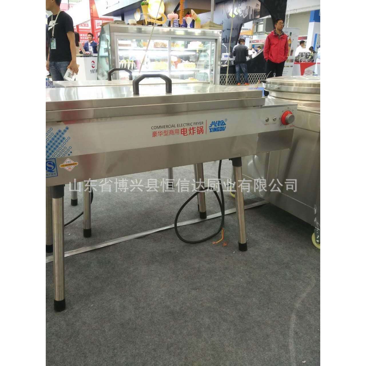 兴都电炸锅油条电炸锅电炸炉控温电炸炉 不锈钢电炸锅