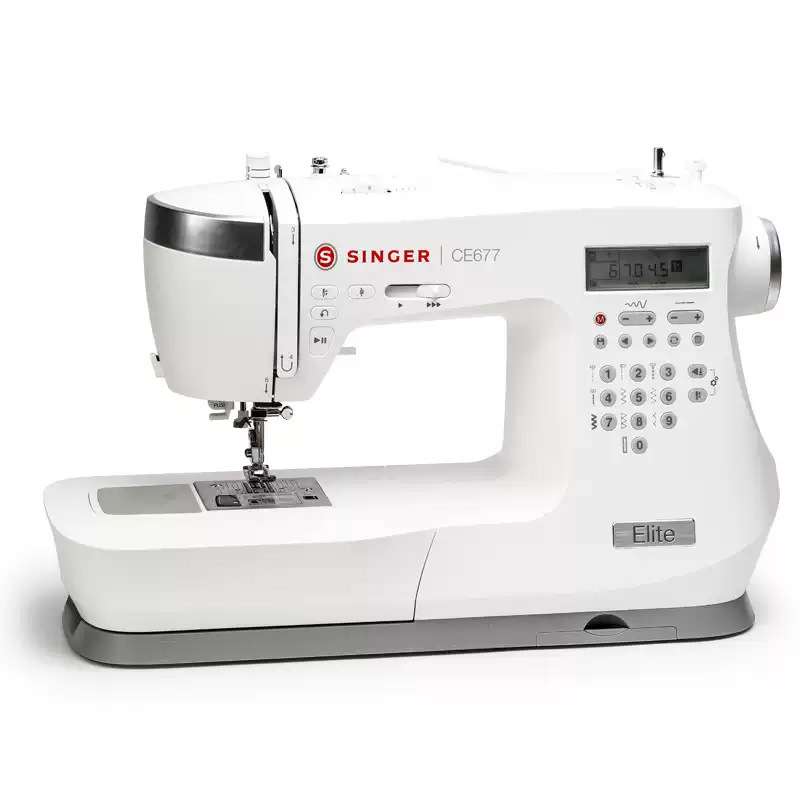 SINGER缝纫机 胜家C7255缝纫机吃厚型电子多功能台式衣车带锁边自