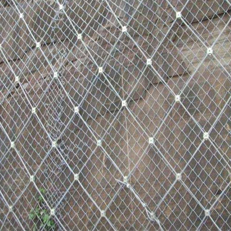 边坡防网护钢丝绳网FKRS网N柔性镀锌安全护S坡网山体主动边坡防护