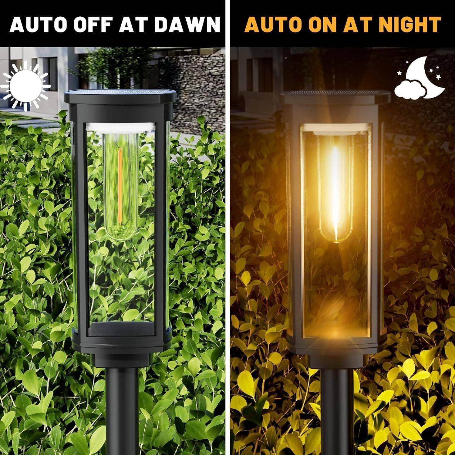 新款太阳能院灯 LED钨丝坪装饰灯阳能庭景观灯地太插灯2024-9太阳