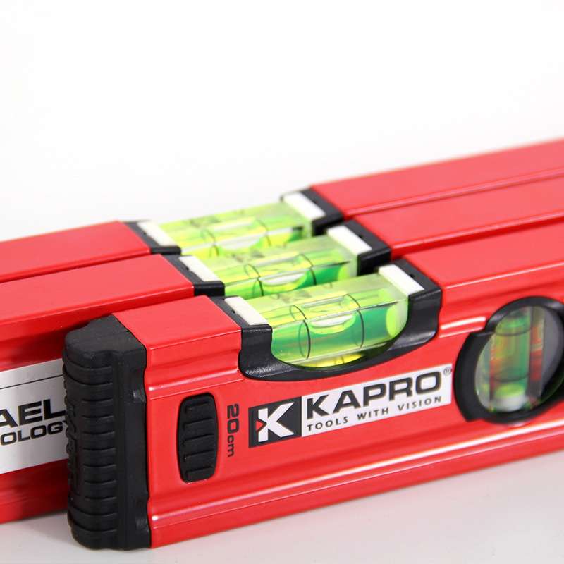 KAPRO开普路铝合金水平尺 高精度平水尺 加厚迷你多功能装修工具