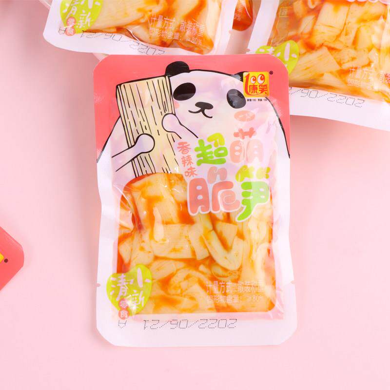 康笑笋片红油脆笋香辣泡椒笋片笋尖下饭菜即食休闲解馋零食小吃