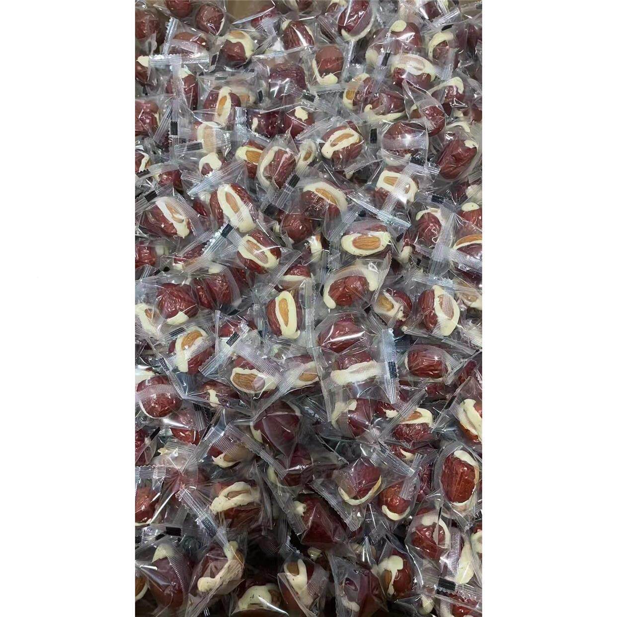 新疆腰果泡芙NGQ枣奶核若羌无灰枣果大随机发货熊夹心酪散