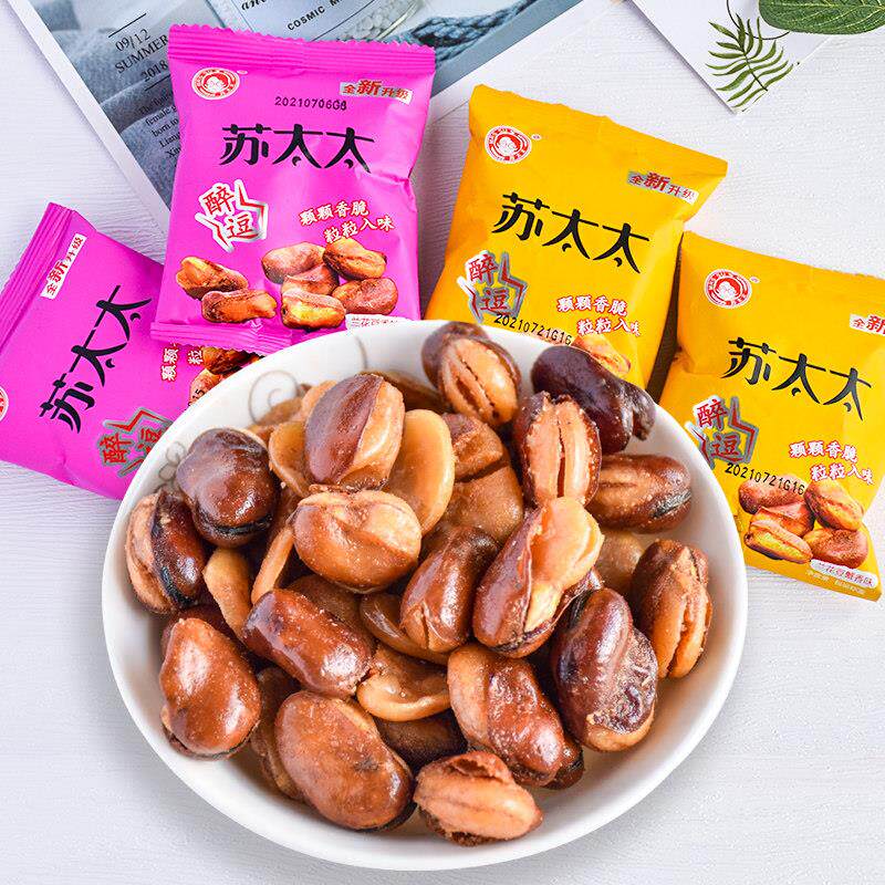 苏太太兰花豆香辣味小包装蚕豆坚果炒货休闲零食小吃零食包邮