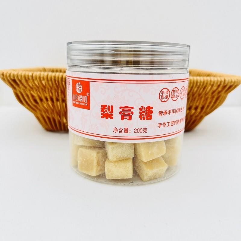 小INC白粮心梨膏糖 润喉5糖小 薄荷糖 花馒头2g糖果零0食吃两份包
