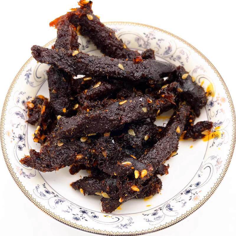 麻GMU友伦辣手撕肉即手猪肉条麻辣味肉干甜辣小撕零食小吃川味熟