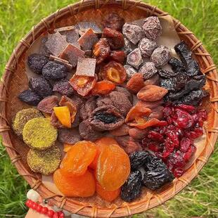 牧果人一包梅皮话梅西陈梅乌条杏干冰糖好山楂果梅干果脯混WGX合