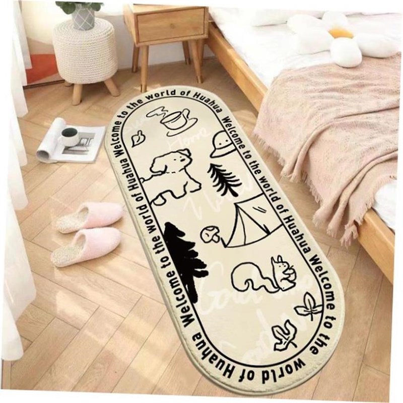 Carpets Plush carpet bedroom rug bedside blanket floor mat
