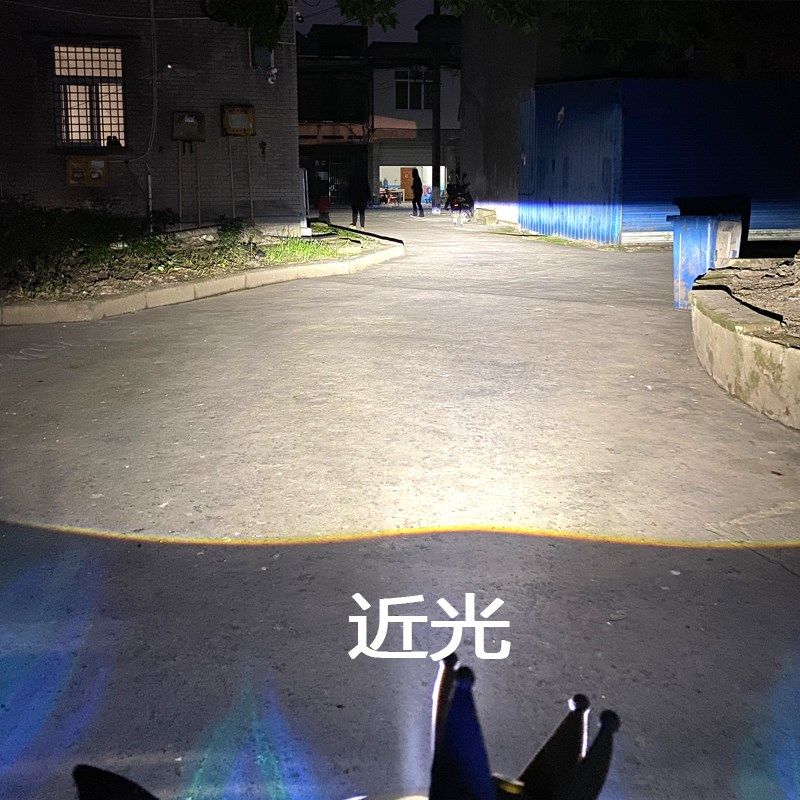 星空牛N新大灯总成激光透镜改装超亮强光大灯