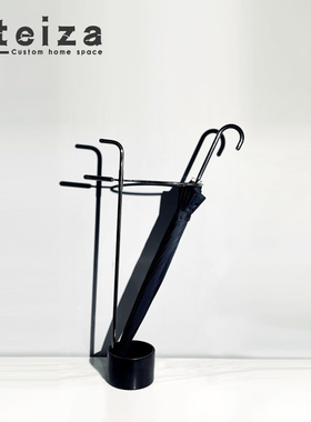 z现代创意样板房售楼部雨伞架皮伞桶厅工艺品