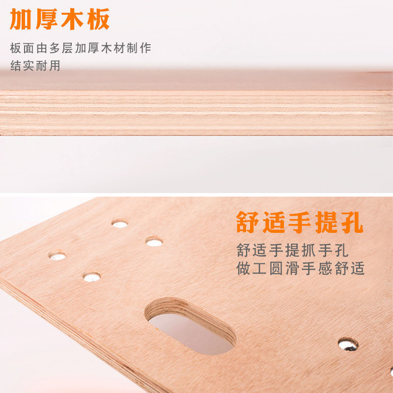 加厚木板乌龟车平板小推车轮周转拉货车搬运拖车静音万向轮