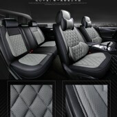 四季 通用座椅汽车座 汽车内网布亚麻坐车上用品座全四季