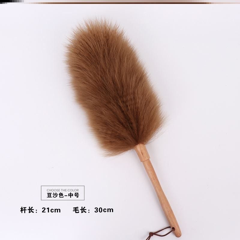 小迷你鸡毛禅子汽车鸡毛掸子除尘扫灰车用长杆毯子伸缩