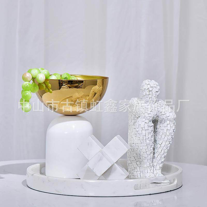 现代简约大理石花瓶花器客厅插花电视柜创意摆设餐桌面装饰品摆件,农机/农具/农膜,其它农用工具,淘宝优惠券,粉丝福利购,淘宝优惠卷