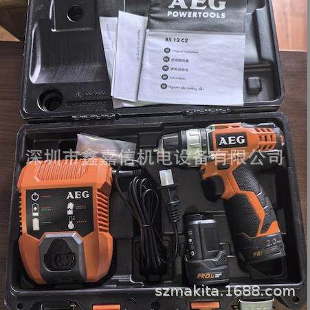 BS12C2LI 现货 德国 AEG 充电起子电钻 BS12C2LI
