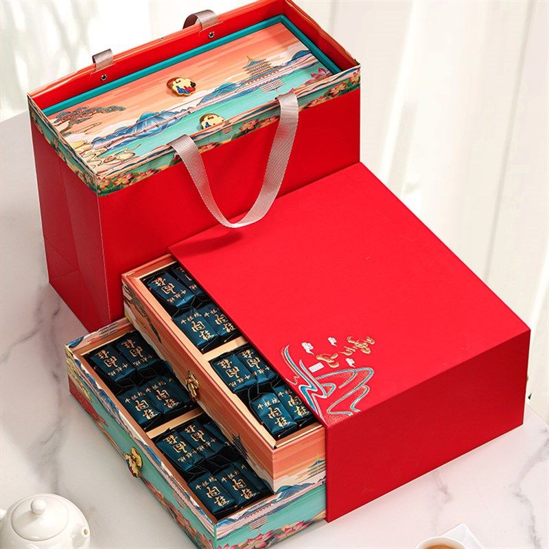 抽屉式红茶茶叶包装盒空礼盒岩茶肉桂通用摆泡半斤一斤绿茶空盒子,包装,茶叶包装,淘宝优惠券,粉丝福利购,淘宝优惠卷