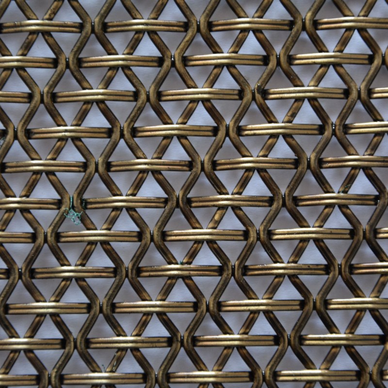 金属装饰网酒店吊顶编织装饰网屏风幕墙隔断装饰不锈钢金属网定制