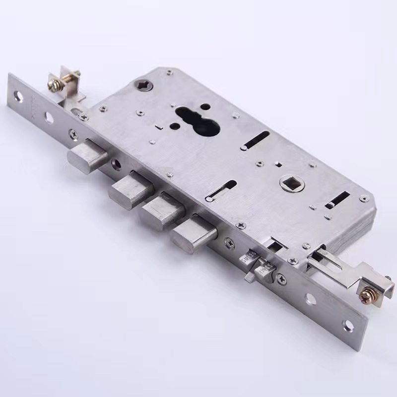 盼盼美心防盗门指纹防卡锁体保德安电子密码锁智能锁体