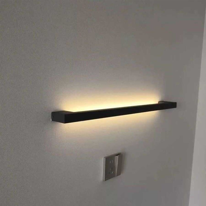 LED简约现代一字创意客厅沙发卧室床头背景墙格栅装饰灯衣柜壁灯