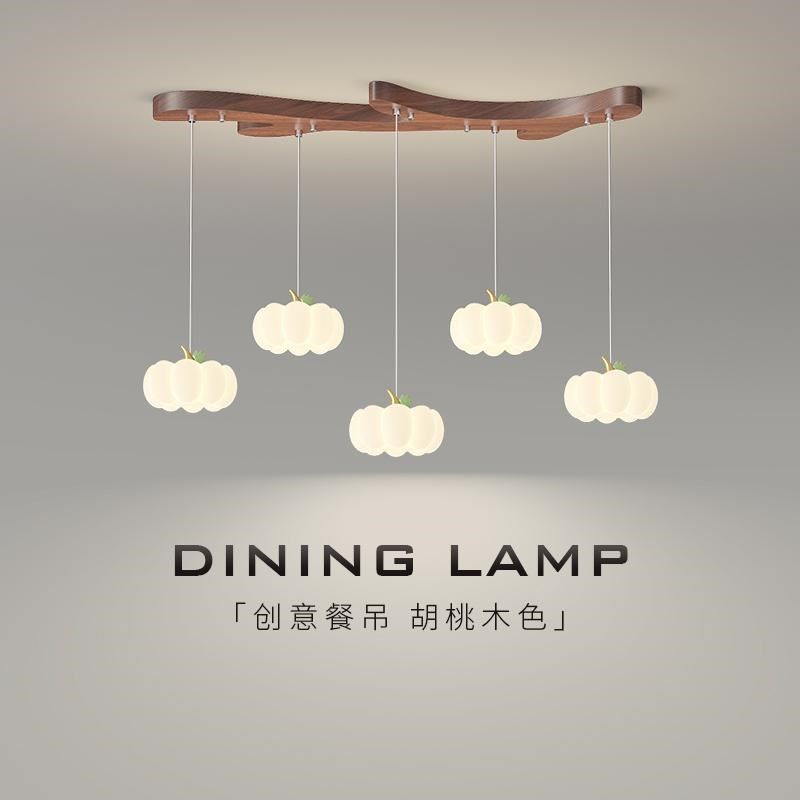吊灯中古侘寂风复古桃实木中山灯具餐桌吧台个性南瓜吊灯,家装灯饰光源,餐厅吊灯,淘宝优惠券,粉丝福利购,淘宝优惠卷