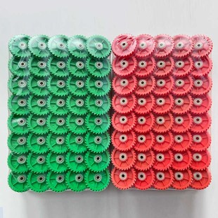 耳丝筒子喷水织纺织红色绿色耳丝齿轮小三元绕纱筒耳丝衬