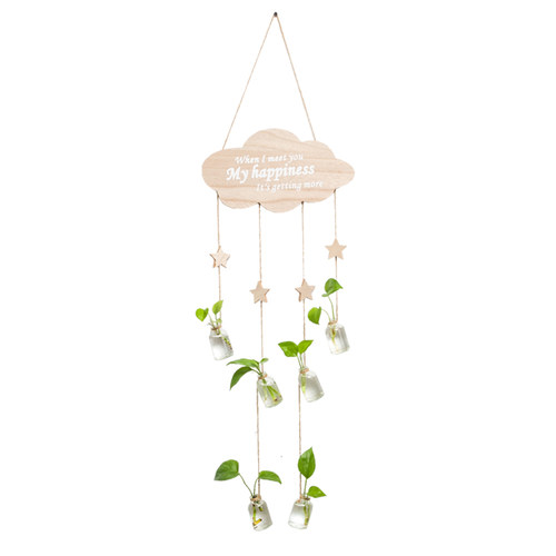 创意水培瓶插绿萝现代小新壁挂盆