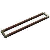 门把手现代框推拉酒店办公室胡桃色木门把手