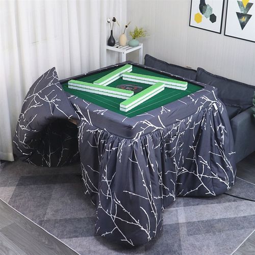 烤火罩全自动麻将机烤火罩被加厚麻将桌烤火罩 四方叉 机麻围布