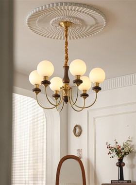 法式中古客厅卧室吊灯复古高级灯创意艺术intge灯具