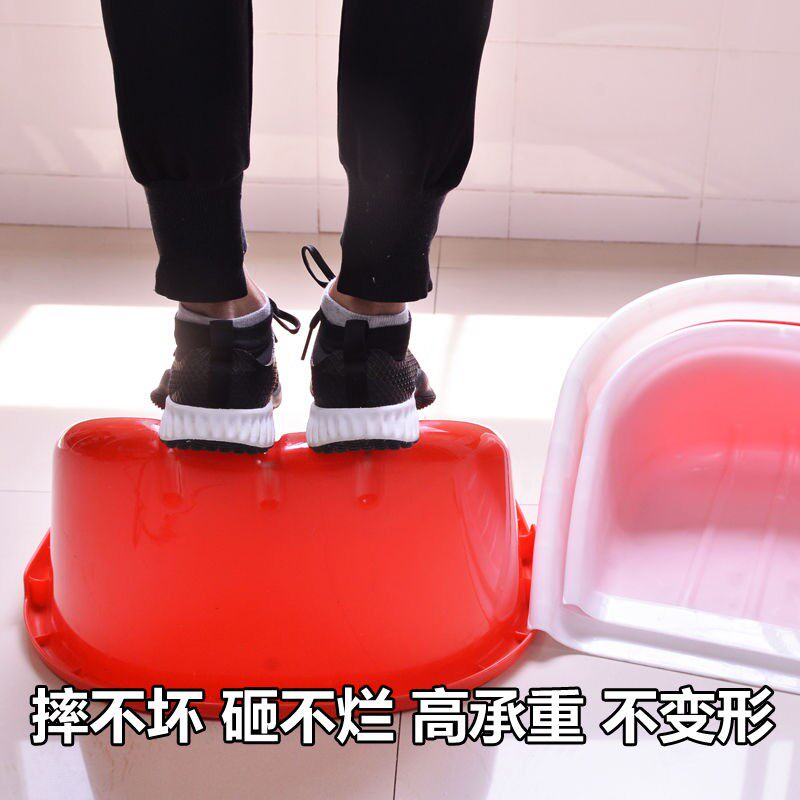 塑料红色加厚簸箕扒斗笆箕实用工具农用大号粪箕畚斗原生料粪基