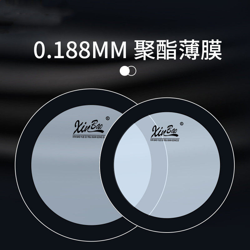 新宝军鼓皮蓝色皮英行进大鼓皮英鼓号队鼓皮