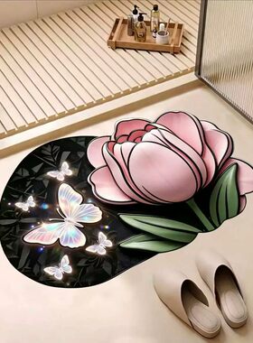 郁金香幻影硅藻泥吸水速干防滑