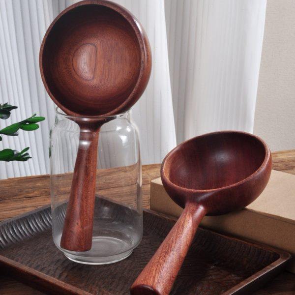 井柏然同款吃播勺子木勺特大号接菜勺子网红嗦粉干饭大勺创意水瓢