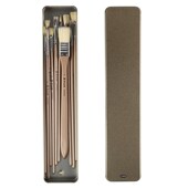 齐水轩丙烯画笔刷色彩颜料笔学生扇形笔油画笔美术水粉笔装