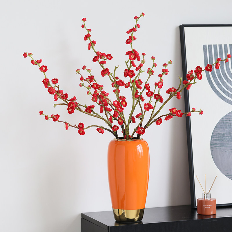 新腊梅仿真元宵假摆设客厅餐桌落地装饰品插摆设,家居饰品,仿真花/假花,淘宝优惠券,粉丝福利购,淘宝优惠卷