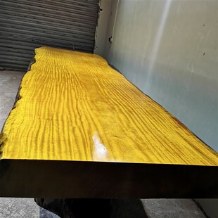 楠木大板实木大板桌茶桌茶台餐桌办公桌 一图一物