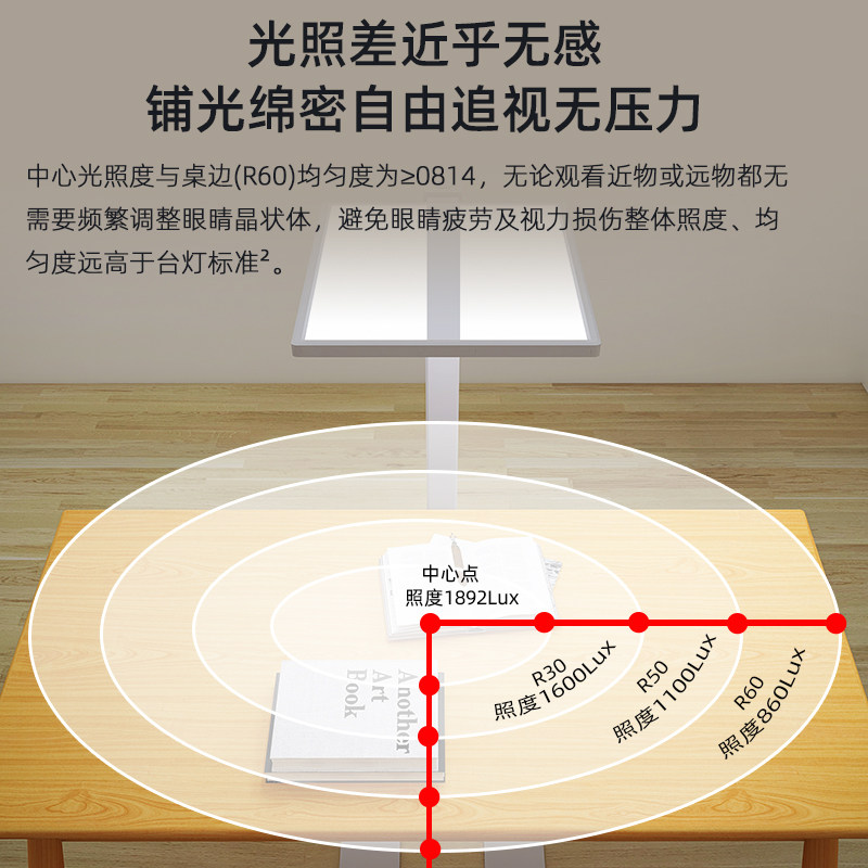 润章落地护眼台灯学生学习书桌台灯儿童写字作业阅读灯钢琴灯