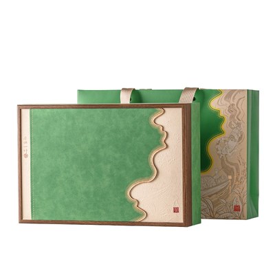 龙井绿茶叶包装盒空礼盒装空盒子礼品盒毛尖摆泡茶叶礼盒空盒定制